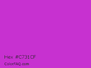 Hex #c731cf Color Image