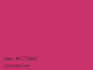Hex #c73269 Color Image