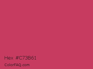 Hex #c73b61 Color Image