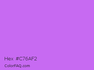 Hex #c76af2 Color Image