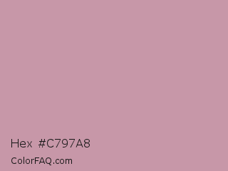 Hex #c797a8 Color Image