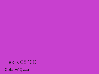 Hex #c840cf Color Image