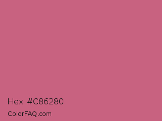 Hex #c86280 Color Image