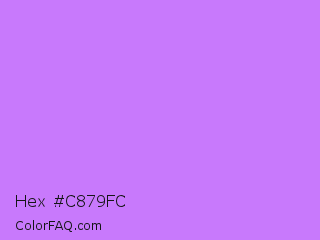 Hex #c879fc Color Image