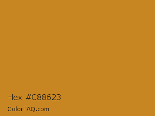 Hex #c88623 Color Image