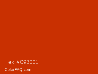 Hex #c93001 Color Image
