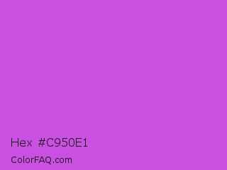 Hex #c950e1 Color Image