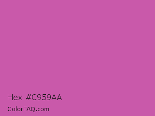 Hex #c959aa Color Image