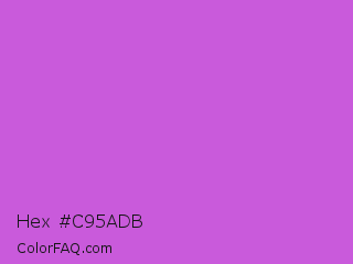 Hex #c95adb Color Image