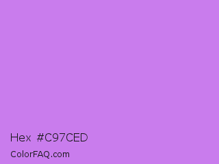 Hex #c97ced Color Image