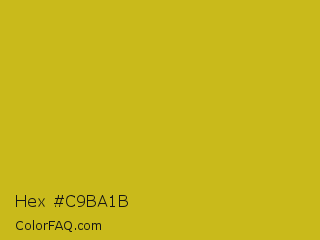 Hex #c9ba1b Color Image