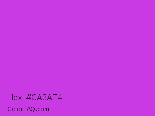 Hex #ca3ae4 Color Image