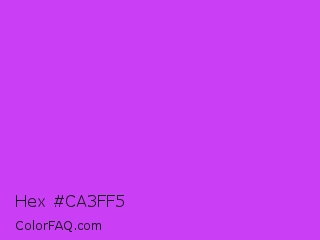 Hex #ca3ff5 Color Image