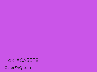 Hex #ca55e8 Color Image