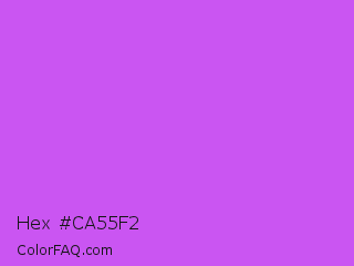 Hex #ca55f2 Color Image