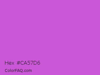 Hex #ca57d6 Color Image