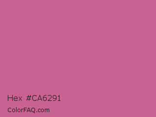 Hex #ca6291 Color Image