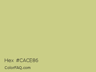 Hex #cace86 Color Image