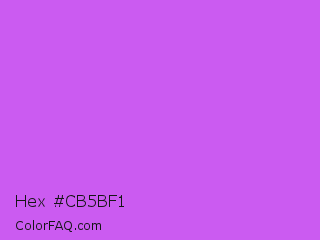 Hex #cb5bf1 Color Image