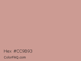 Hex #cc9b93 Color Image