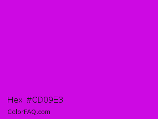 Hex #cd09e3 Color Image