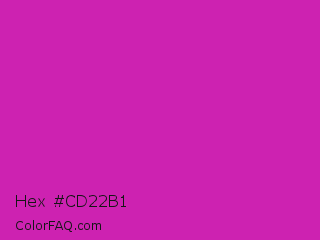 Hex #cd22b1 Color Image
