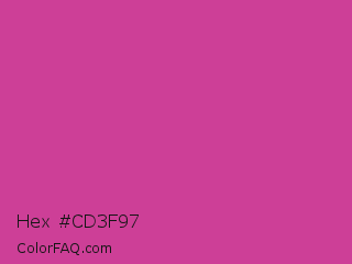 Hex #cd3f97 Color Image