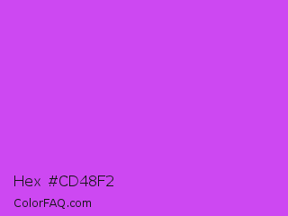 Hex #cd48f2 Color Image