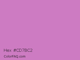 Hex #cd7bc2 Color Image