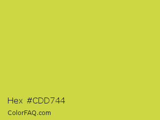 Hex #cdd744 Color Image