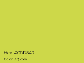 Hex #cdd849 Color Image