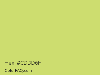 Hex #cddd6f Color Image