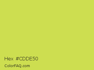 Hex #cdde50 Color Image