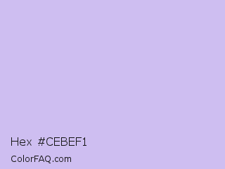 Hex #cebef1 Color Image