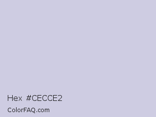 Hex #cecce2 Color Image