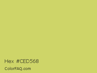 Hex #ced568 Color Image