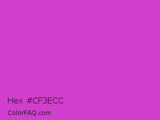 Hex #cf3ecc Color Image