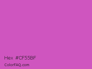 Hex #cf55bf Color Image