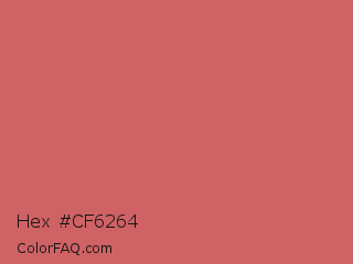Hex #cf6264 Color Image