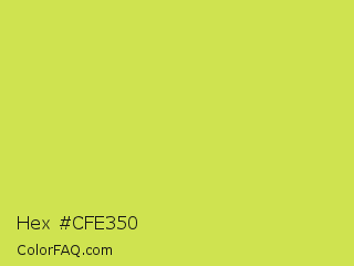 Hex #cfe350 Color Image