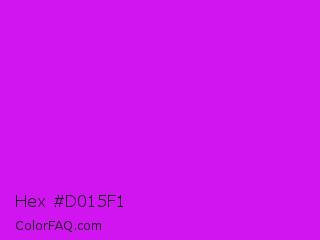 Hex #d015f1 Color Image