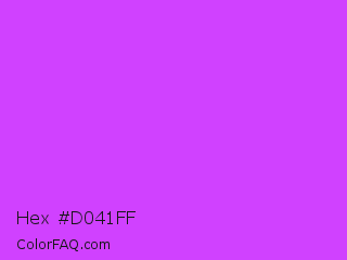 Hex #d041ff Color Image