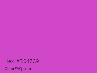 Hex #d047c9 Color Image