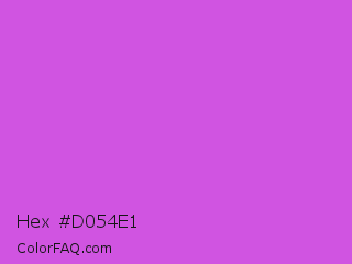 Hex #d054e1 Color Image