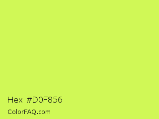 Hex #d0f856 Color Image