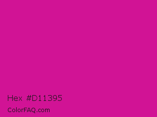 Hex #d11395 Color Image