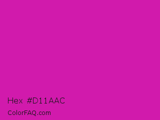 Hex #d11aac Color Image