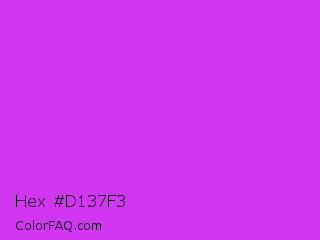 Hex #d137f3 Color Image