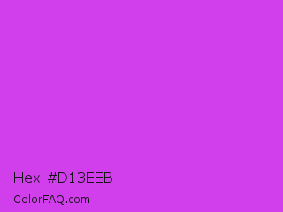 Hex #d13eeb Color Image