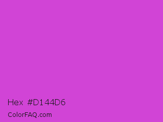 Hex #d144d6 Color Image